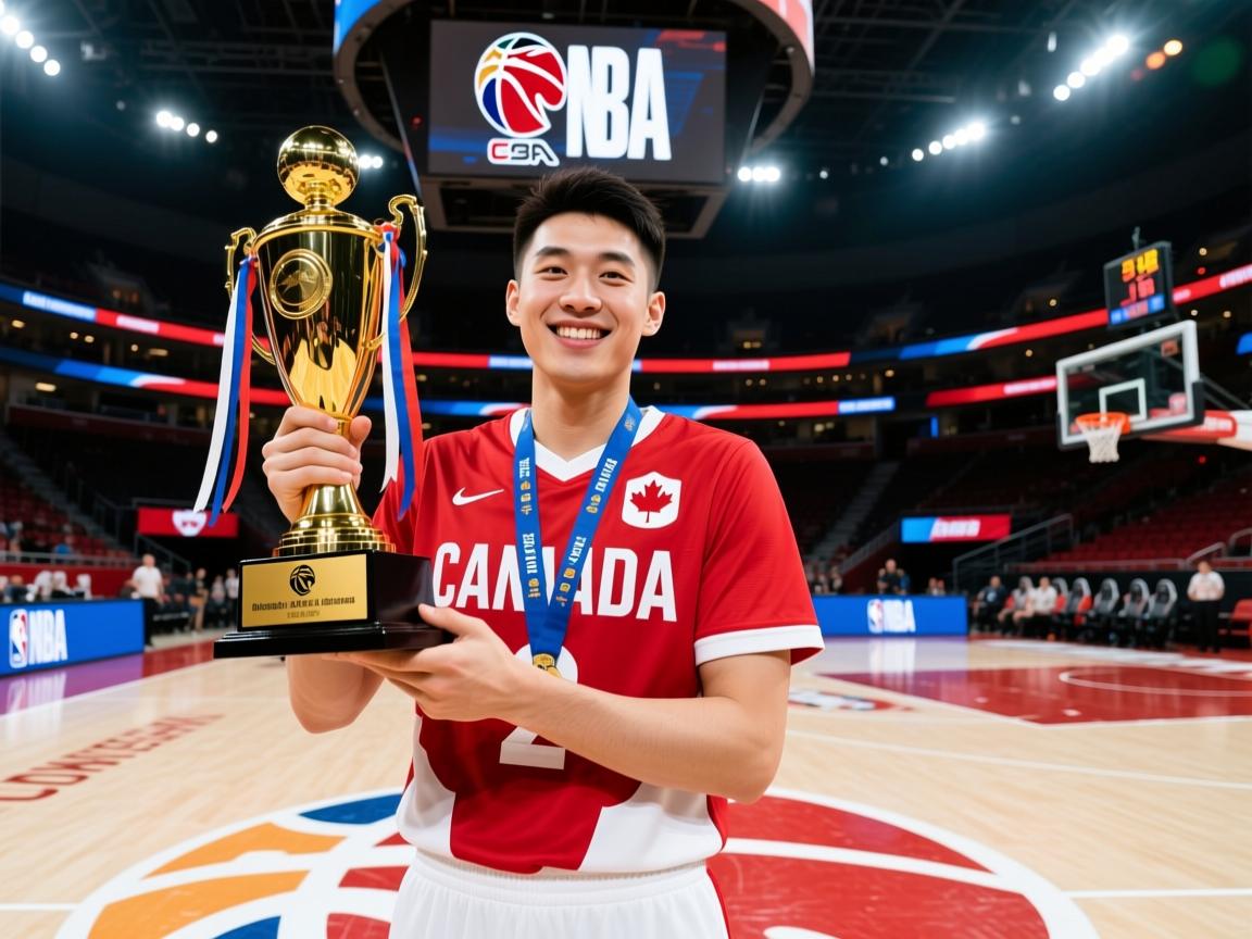 加拿大代表队状元捧得冠军，实至名归