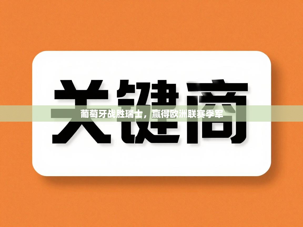 葡萄牙战胜瑞士，赢得欧洲联赛季军  第1张