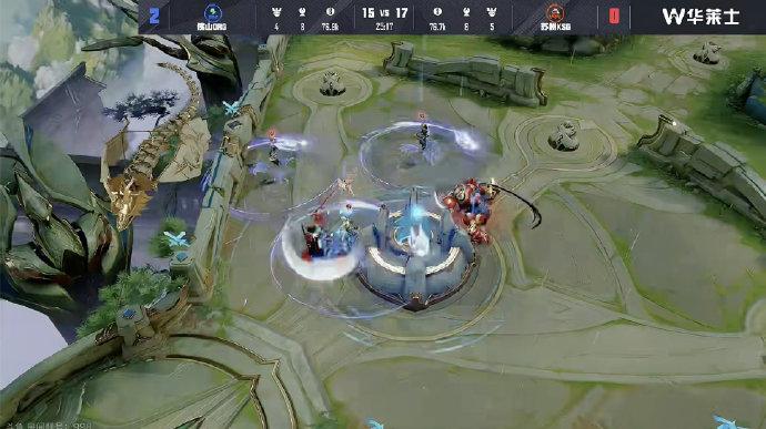 KSG1-1WB，子阳牛魔闪现冲锋开团，KSG愈战愈勇扳平比分6亮14回复王者荣耀