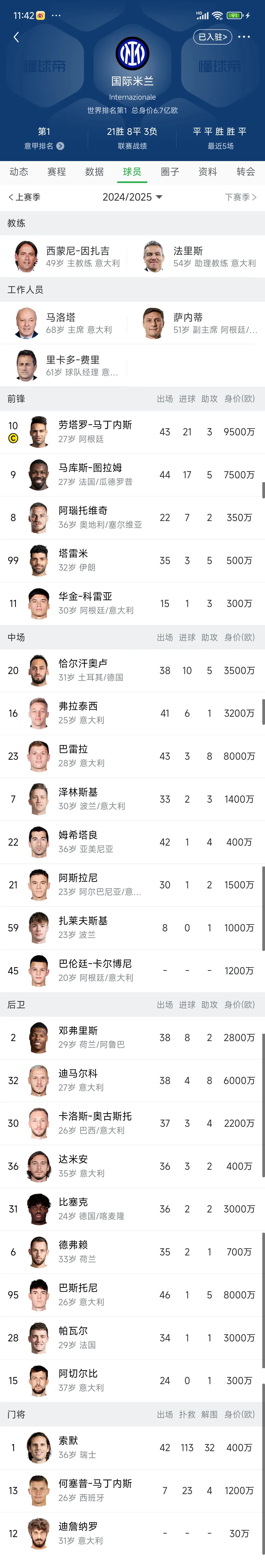 国际米兰险胜对手，排名积分榜前列